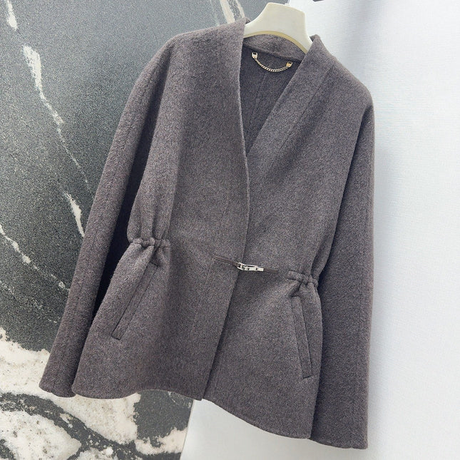 HERMES 25S REVERSIBLE LONG KNIT CARDIGAN 173
