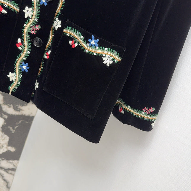 VALENTINO 26S VELVET JACKET STYLE 81