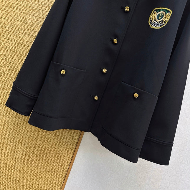 VALENTINO 26S EMBROIDERED BADGE BLAZER STYLE 4