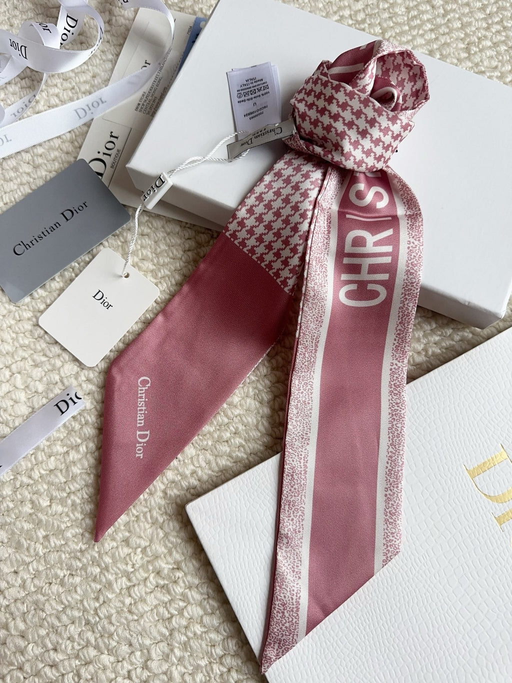 DIOR 26S SCARF 105CM IN SILK 298130