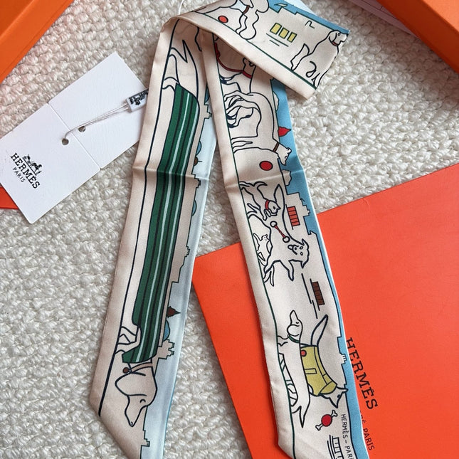 HERMES 26S SCARF 86 IN SILK 309597