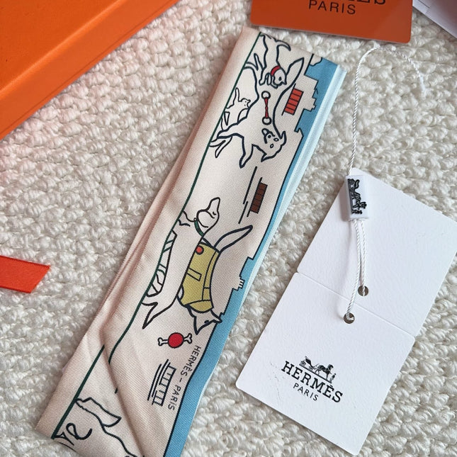 HERMES 26S SCARF 86 IN SILK 309597
