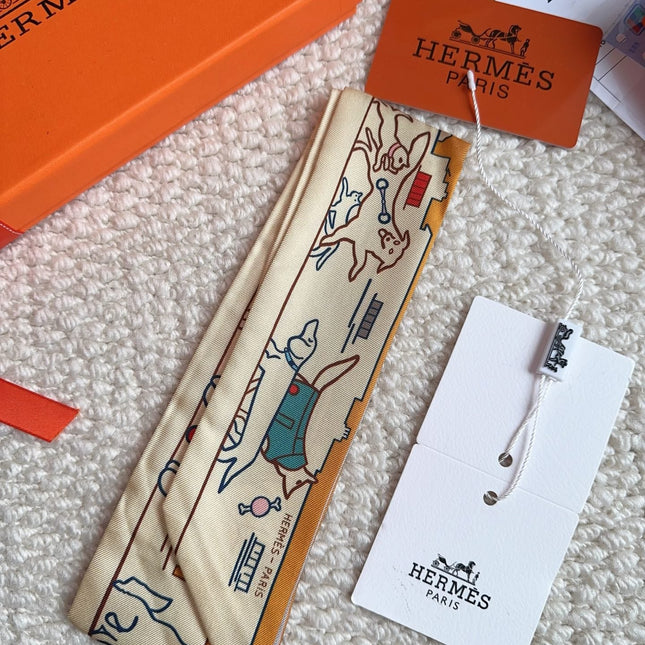 HERMES 26S SCARF 86 IN SILK 309598
