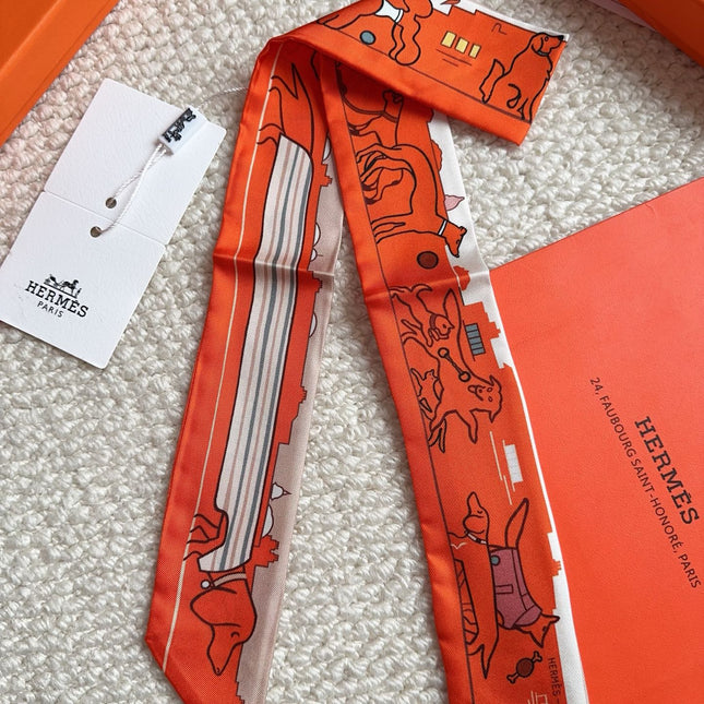 HERMES 26S SCARF 86 IN SILK 309599