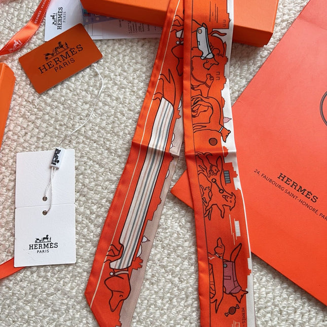 HERMES 26S SCARF 86 IN SILK 309599