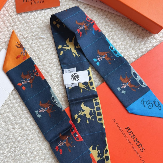 HERMES 26S SCARF 86 IN SILK 309600