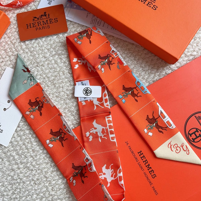 HERMES 26S SCARF 86 IN SILK 309602