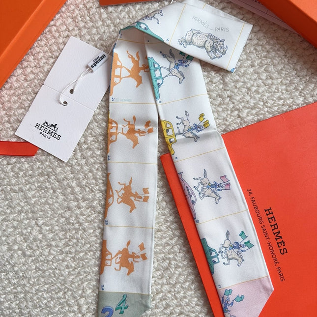 HERMES 26S SCARF 86 IN SILK 309603