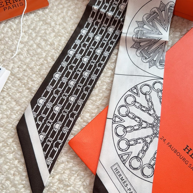 HERMES 26S SCARF 86 IN SILK 309606
