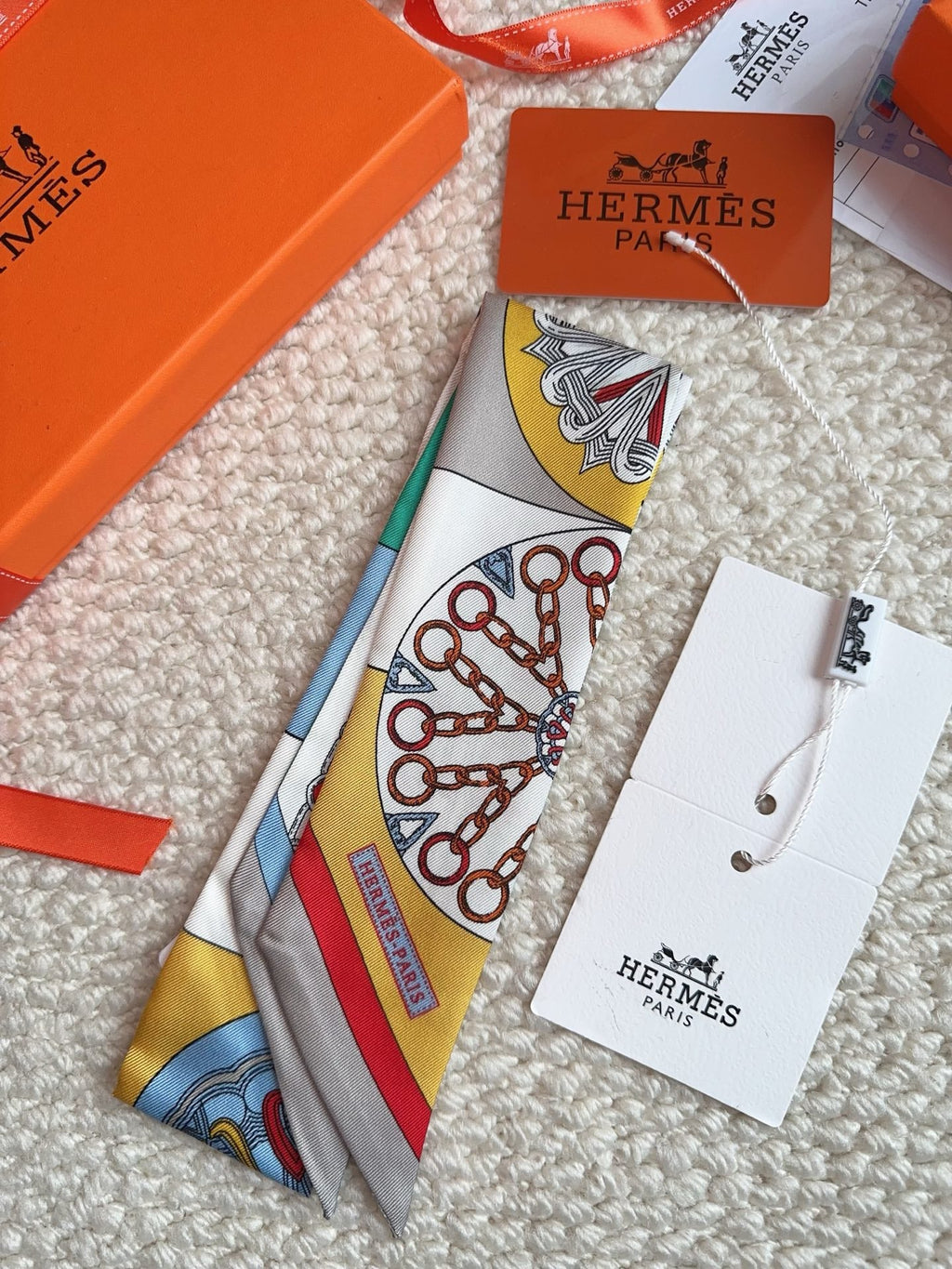 HERMES 26S SCARF 86 IN SILK 309607