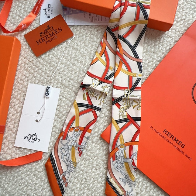HERMES 26S SCARF 86 IN SILK 309614