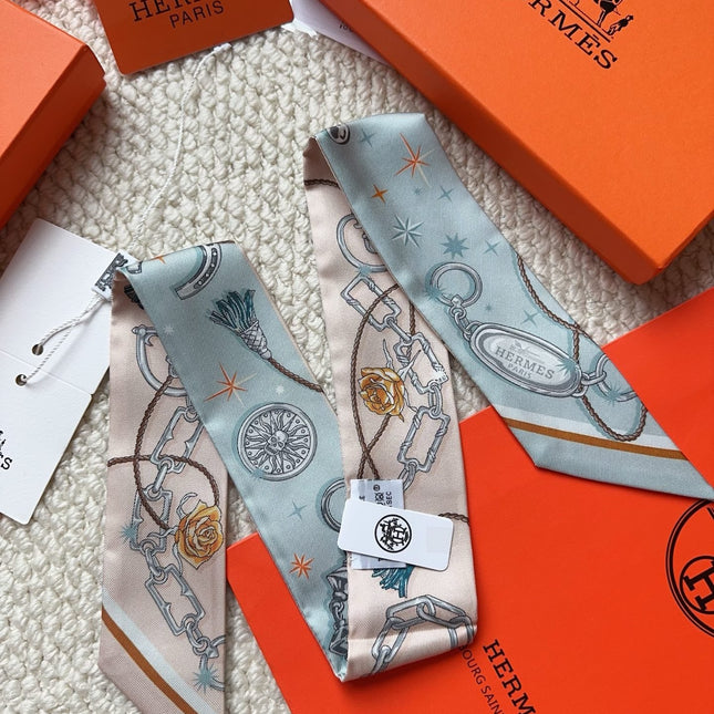 HERMES 26S SCARF 86 IN SILK 309617