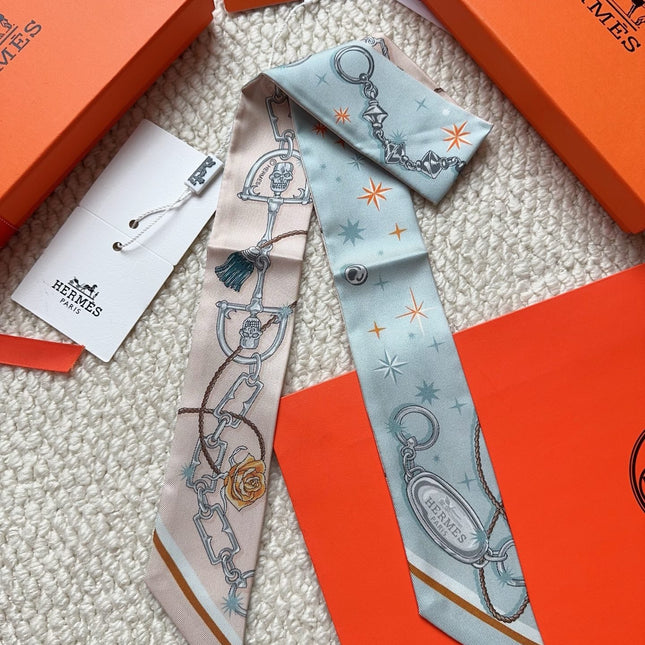 HERMES 26S SCARF 86 IN SILK 309617