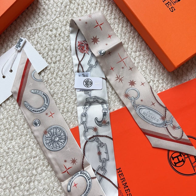 HERMES 26S SCARF 86 IN SILK 309618