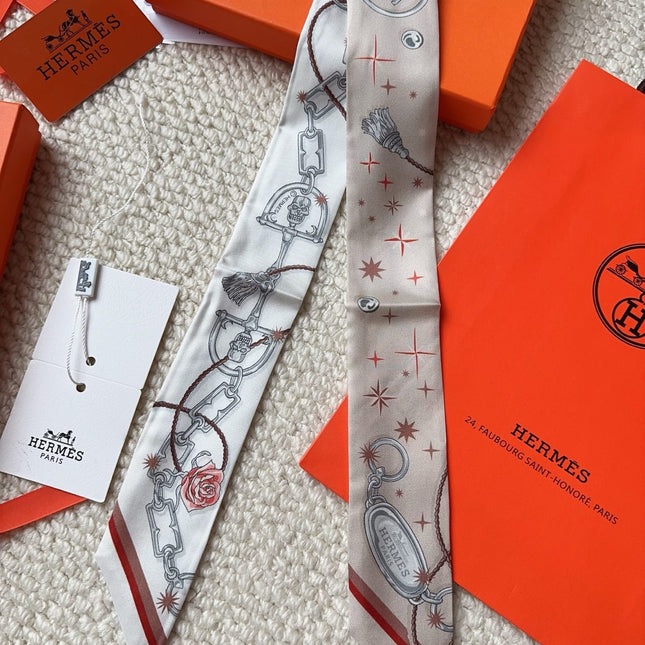 HERMES 26S SCARF 86 IN SILK 309618