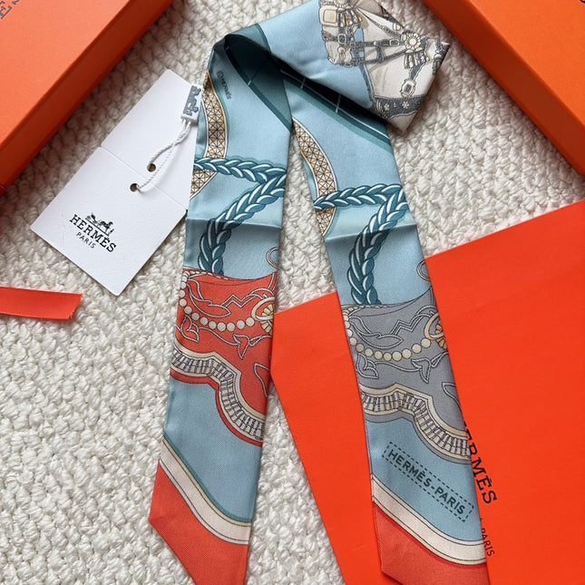 HERMES 26S SCARF 86 IN SILK 309620