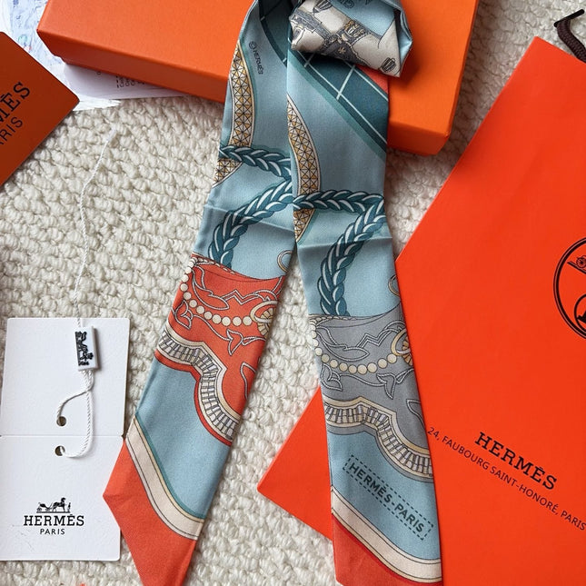 HERMES 26S SCARF 86 IN SILK 309620