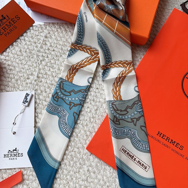 HERMES 26S SCARF 86 IN SILK 309621