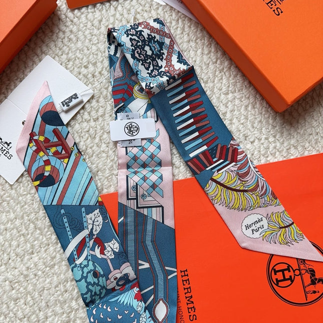 HERMES 26S SCARF 86 IN SILK 309626