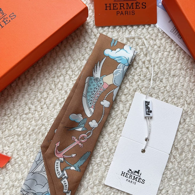 HERMES 26S SCARF 86 IN SILK 309631