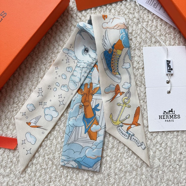 HERMES 26S SCARF 86 IN SILK 309633
