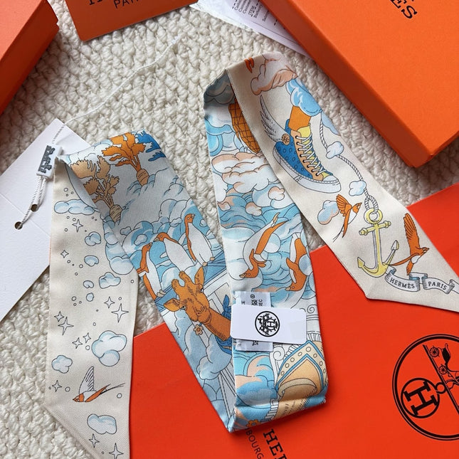 HERMES 26S SCARF 86 IN SILK 309633