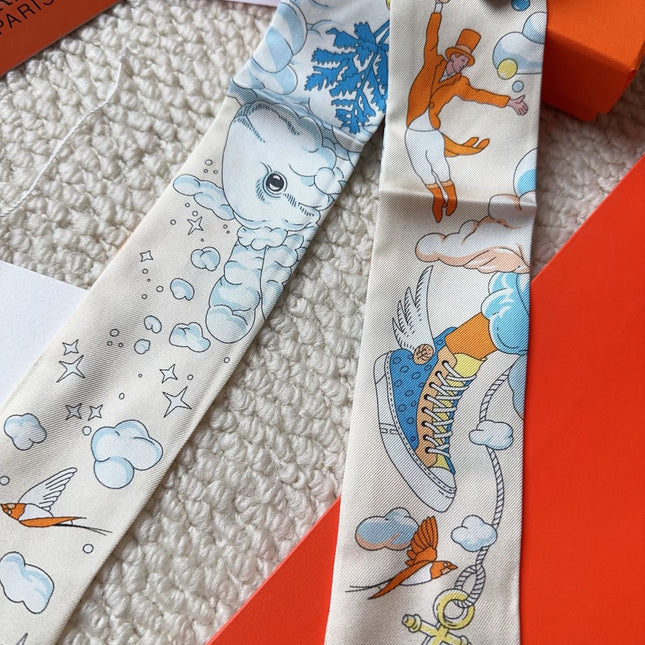 HERMES 26S SCARF 86 IN SILK 309633