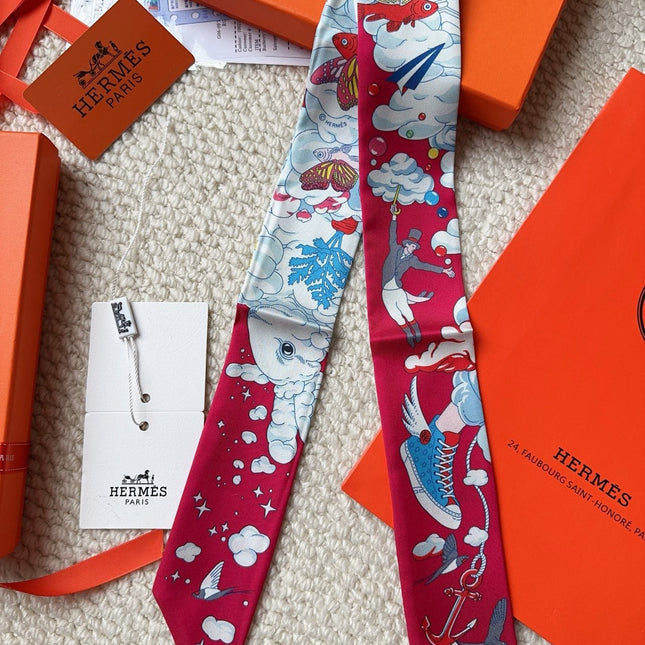 HERMES 26S SCARF 86 IN SILK 309634
