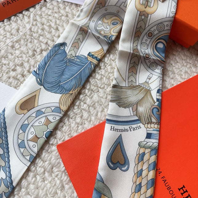 HERMES 26S SCARF 86 IN SILK 309639
