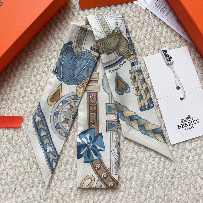 HERMES 26S SCARF 86 IN SILK 309639