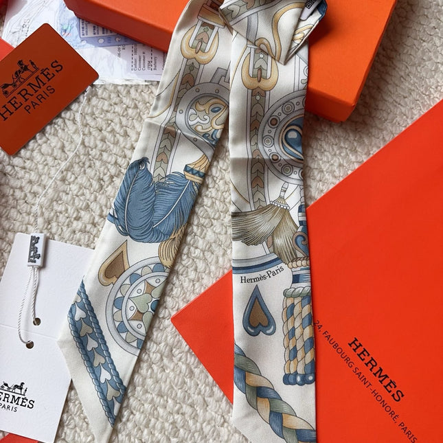 HERMES 26S SCARF 86 IN SILK 309639