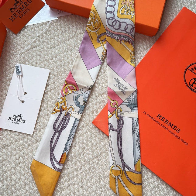HERMES 26S SCARF 86 IN SILK 309647