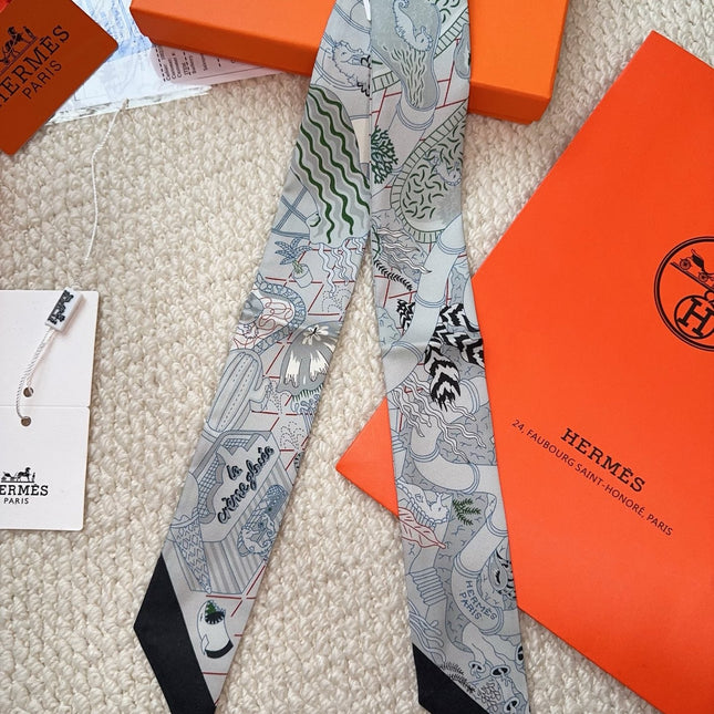 HERMES 26S SCARF 86 IN SILK 309649