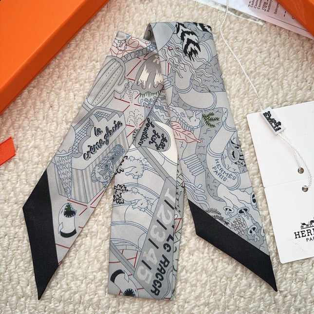 HERMES 26S SCARF 86 IN SILK 309649