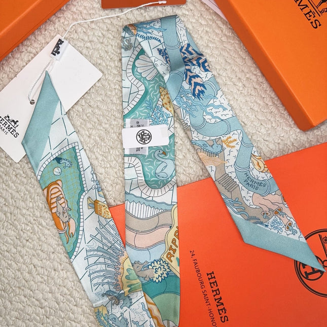 HERMES 26S SCARF 86 IN SILK 309651