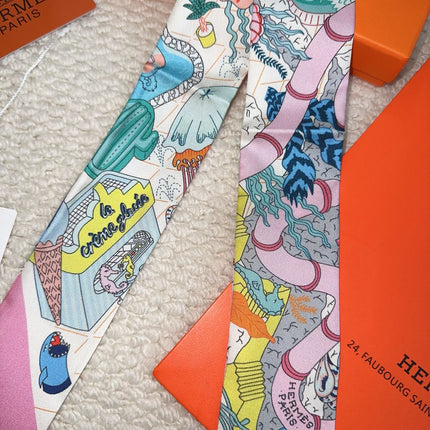 HERMES 26S SCARF 86 IN SILK 309652