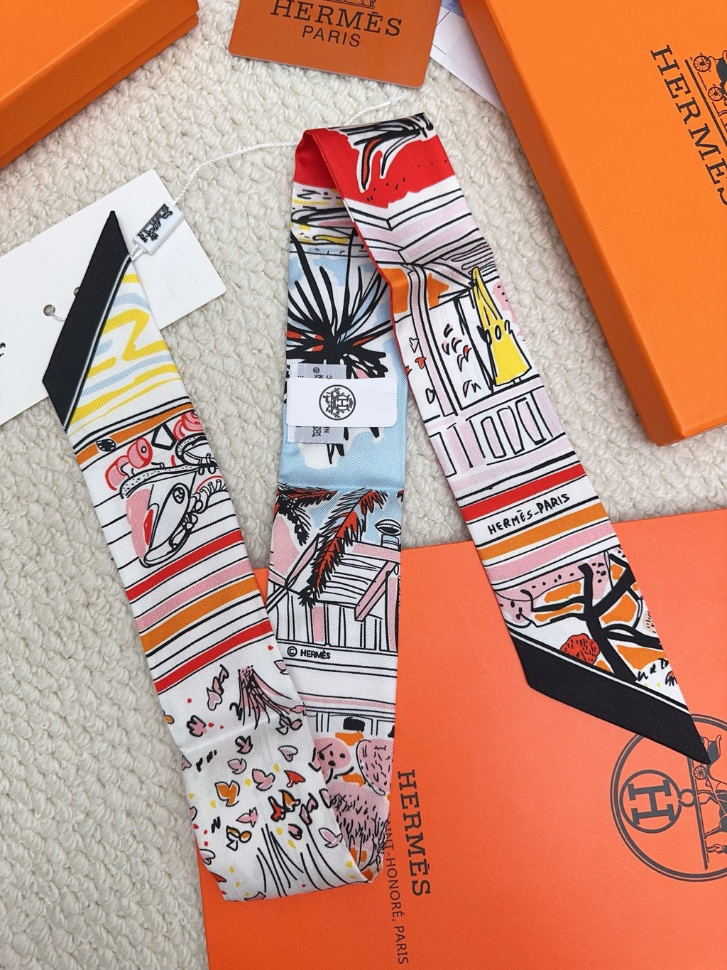 HERMES 26S SCARF 90 IN SILK 309660