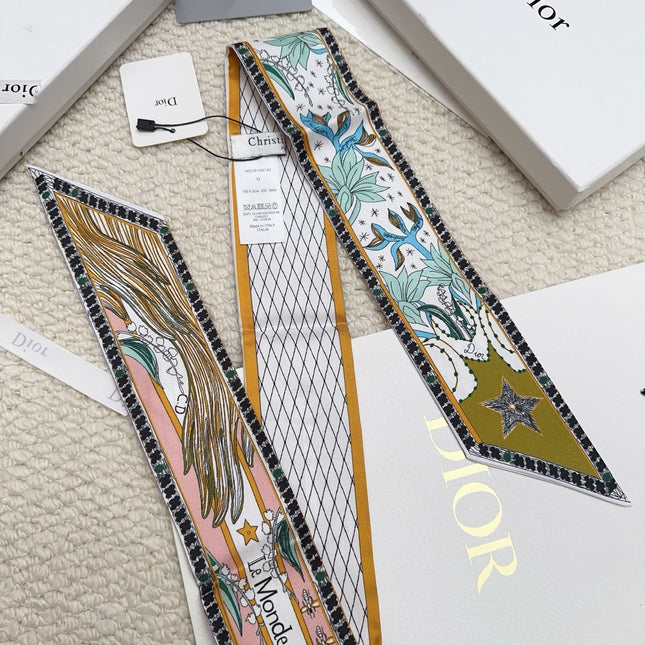 DIOR 26S SCARF 86CM IN SILK 311737