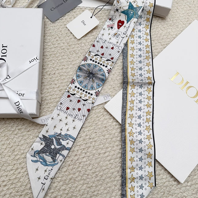 DIOR 26S SCARF 86CM IN SILK 311738