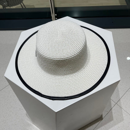 DIOR 26S STRAW BOATER HAT STYLE 206
