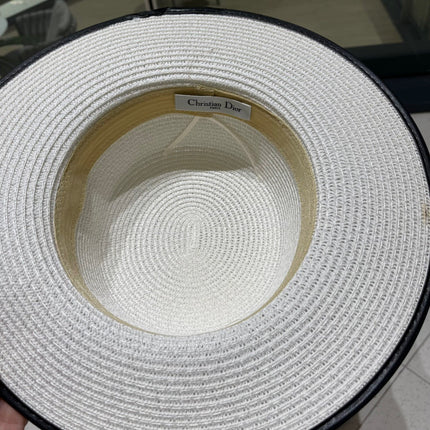 DIOR 26S STRAW BOATER HAT STYLE 206