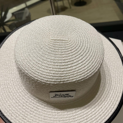 DIOR 26S STRAW BOATER HAT STYLE 206