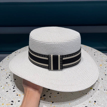 DIOR 26S STRAW BOATER HAT STYLE 149