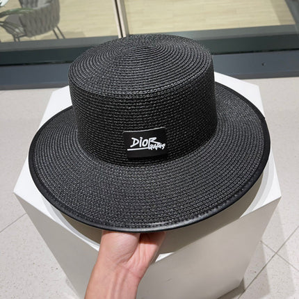 DIOR 26S STRAW BOATER HAT STYLE 205