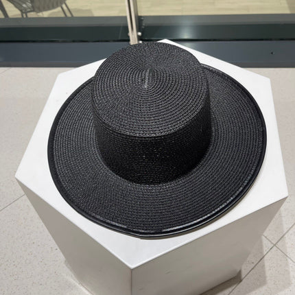 DIOR 26S STRAW BOATER HAT STYLE 205