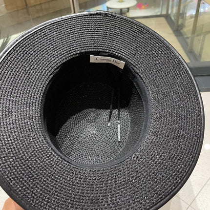 DIOR 26S STRAW BOATER HAT STYLE 205