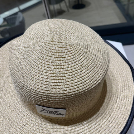DIOR 26S STRAW BOATER HAT STYLE 203