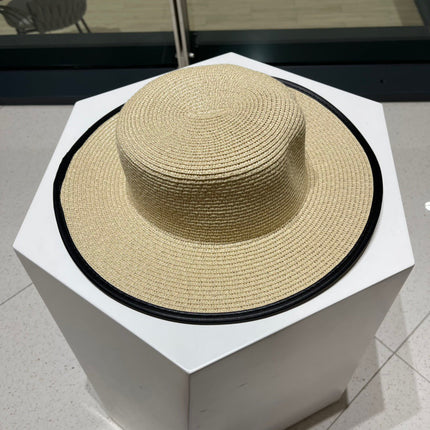 DIOR 26S STRAW BOATER HAT STYLE 203