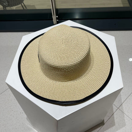 DIOR 26S STRAW BOATER HAT STYLE 203