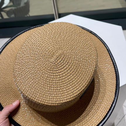 DIOR 26S STRAW BOATER HAT STYLE 204